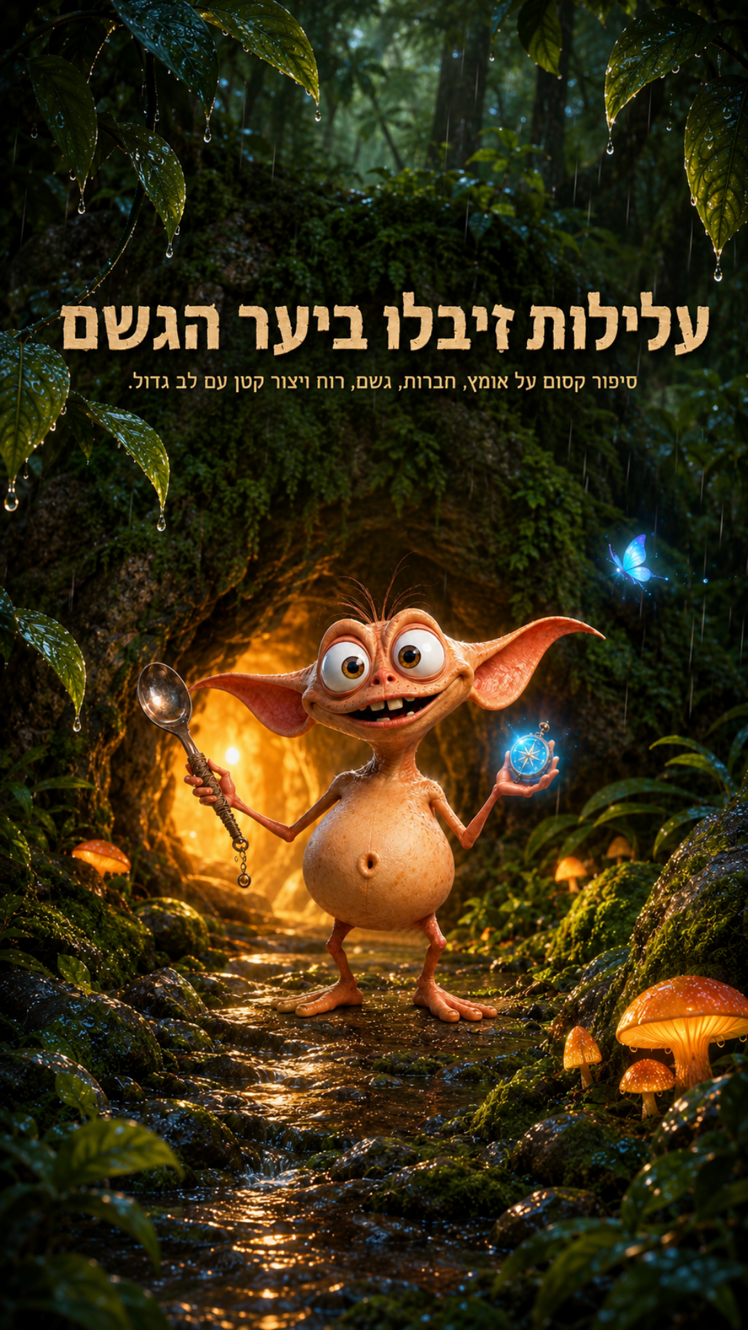 עמוד 1 מתוך הספר עלילות זיבלו ביער הגשם